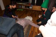 poor Santy is not feeling well