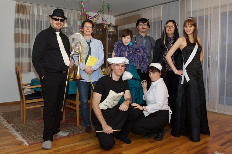The guests of the annual Krewe of Midas Masquerade Ball in the District Garden Mansion