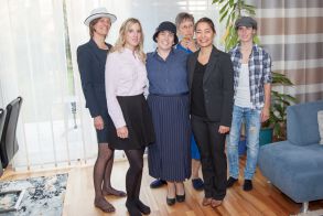 Die gesamte Familie Linguine