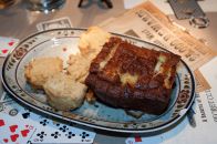 Cornbread (made by the sheriff and Jane)