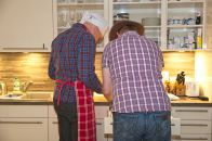 So good to see the men in the kitchen.
