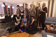 That‘s us, the whole "cast" of the Christmas Conundrum.