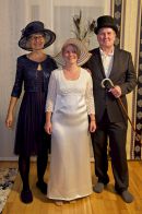 Lord und Lady Hackney mit ihrer Tochter Lizzie.