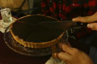 The notorious chocolate raspberry tarte.