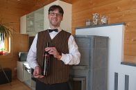 Russel Cork, wine waiter